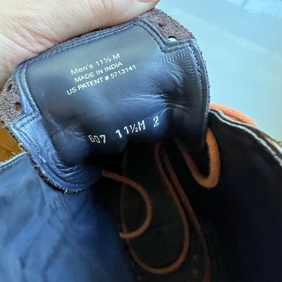 Cole Haan Air Harrison Brown Wingtip Boot Leather Lace up - Picture 12 of 13